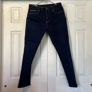 Banana republic straight leg denim jeans 34 waist 32 length